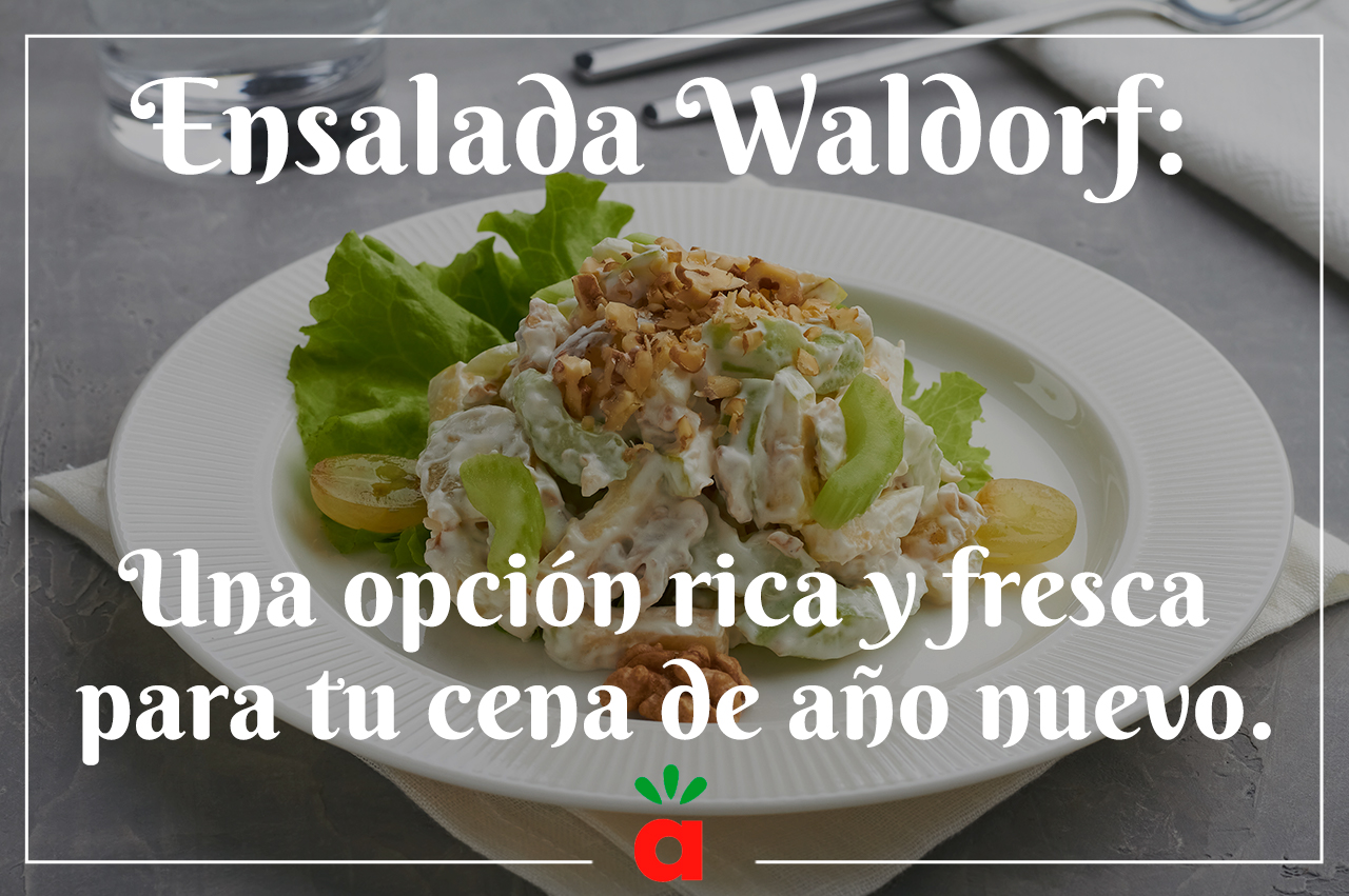 En este momento estás viendo <strong>Ensalada Waldorf: Una opción rica y fresca para tu cena de año nuevo.</strong>